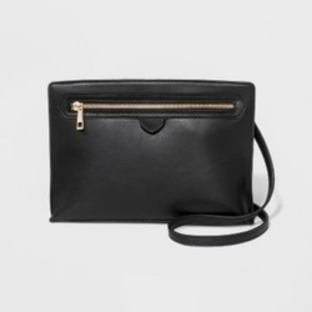 zipper crossbody bag